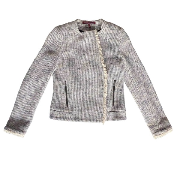 Comptoir Des Cotonniers Tweed Moto Jacket | XXS - Picture 8 of 11